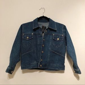 UO renewal cropped denim jacket